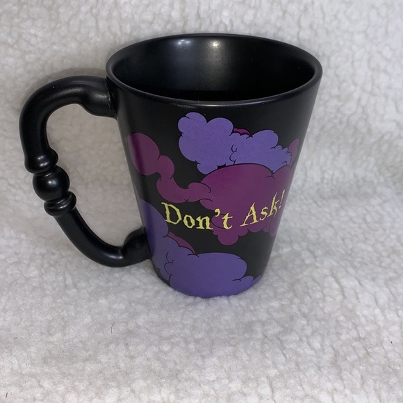 Disney Store Magic Mirror black coffee cup mug 4.5" Don't Ask! - Picture 2 of 8